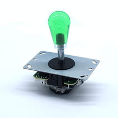 Arcity Arcade Joystick Bat Oval Top Handle Knob American Type Replacement for Zippy SANWA SEIMITSU Arcade1up Fight Stick Machine Console Cabinet Durable New green