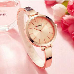 CURREN 9012 Original Women's Girls Sports Waterproof Stainless Steel Quartz Wrist Watch 9012