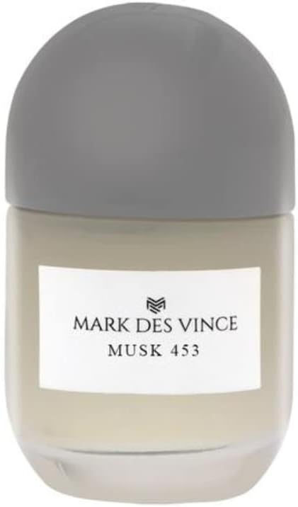 Mark Des Vince Musk 453 Concentrated Perfume for Men Women Long Lasting Parfum Fragrance For Unisex, 15ml