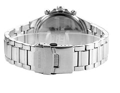 Curren Men's White Dile Stainless Steel Watch 8011 - Silver