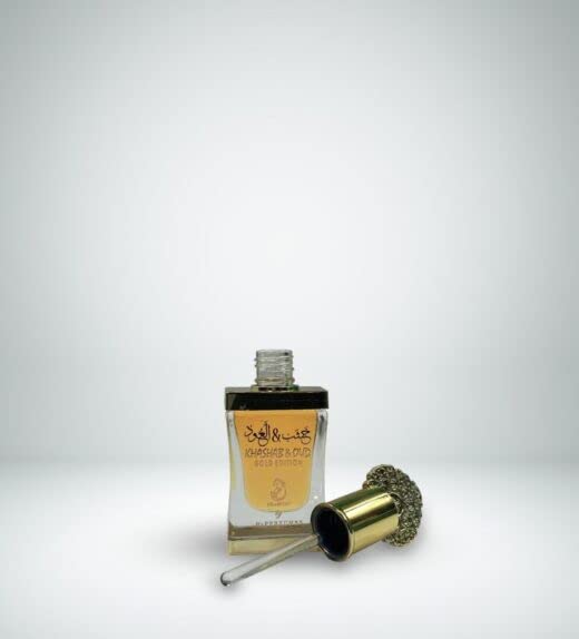 MY PERFUMES KHASHAB & OUD GOLD EDITION from ARABIYAT, Non Alcoholic Concentrated Perfume Oil or Attar for Unisex, 12 ml