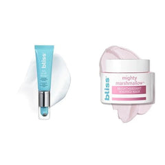 Bliss Eye Do All Things Eye Gel + Mighty Marshmallow Whipped Face Mask | Hydration & Brightening Duo