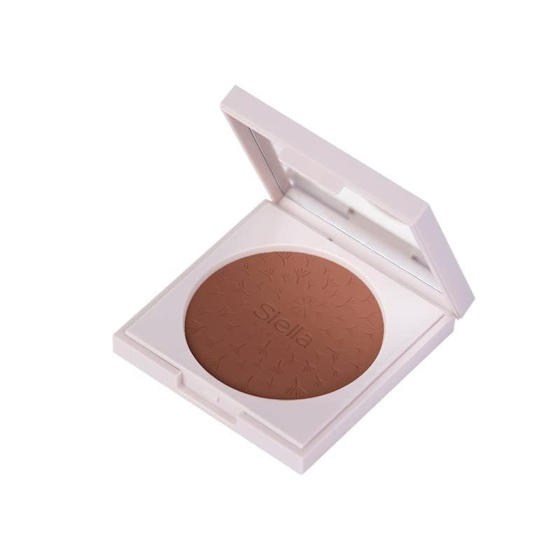 Siella Beauty Bronza Cocoa 01 BRONZER For Face Makeup 12Gm Made In Italy