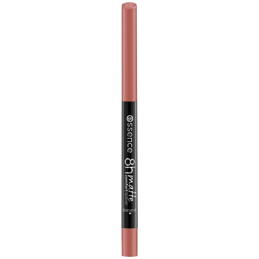 Essence 8h matte comfort lipliner 04, Rosy Nude