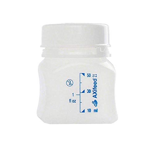 AXifeed EBM Breast Milk Storage Bottles, 50 ml (Pack of 10)