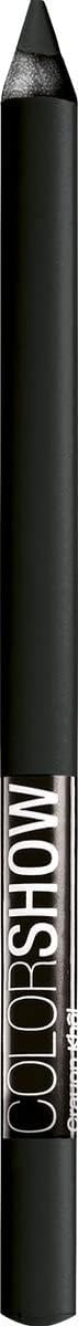 Maybelline New York Color Show Crayon Kohl Eyeliner Pencil Number 100, Ultra Black