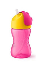 AVENT Philips Glass My Bendy Straw Cup 300Ml/10Oz (12M+) (Pink)
