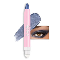 Kaely 2 in 1 Cream Eye Shadow Brightener Sticks for Eyes, Pencil Eyeshadow Applicator Stick Waterproof Pigmented, Eye Shadow Palette Highlighter Makeup