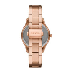 Fossil Women's Watch Stella Sport, 37mm, case size, Quartz Multifunction movement, Stainless Steel strap