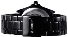 Curren Casual Watch For Men Analog Stainless Steel - 8110 - Black