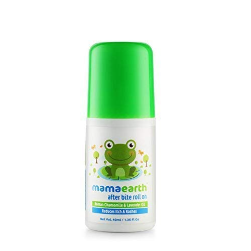 Mamaearth After Bite Roll On for Kids & Babies | With Roman Chamomile & Lavender Oil | Soothes Mosquito Bites, Reduces Itching, Redness & Rashes | Toxin-Free Formula, Made Safe Certified – 40ml