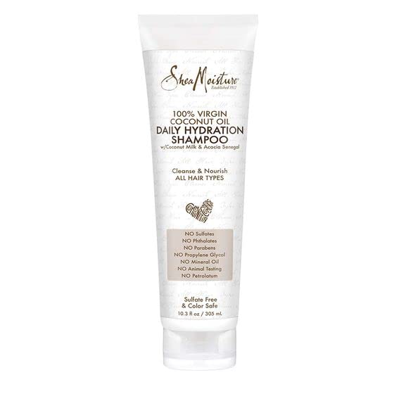 SHEA MOISTURE 100% Virgin Coconut Oil Daily Hydration Shampoo