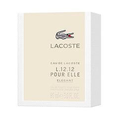 Lacoste Perfume - Eau de Lacoste L.12.12 Pour Elle Elegant by Lacoste - perfumes for women - Eau de Toilette, 90 ml