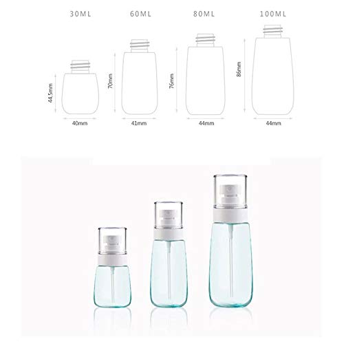 30ml Transparent Fine Mist Spray Bottles Travel Plastic Spray Bottle Portable Cosmetic Liquid Containers