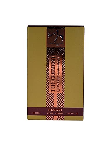 Hemani The Element Chaleur Eau De Parfum Spray For Men-100 Ml, 100% Long Lasting, Fresh And Masculine Fragrance, Perfect For Night Outs And Special Occasions