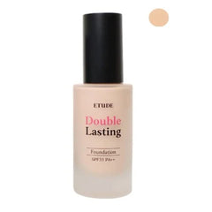 ETUDE New Double Lasting Foundation (Petal) SPF35/ PA++ 30g | High Coverage Weightless Foundation | 24-Hours Lasting Double Cover | Magnet-Like Adherence without Stickiness | Makeup Base