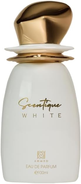 Ahmed Al Maghribi Scentique White 100ML | For women Perfume | For Men Perfume | For unisex | Long Lasting | Black Currant | Pink Pepper | Vanilla | Perfumes