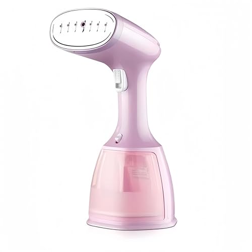 LansMoor Portable Garment Steamer, 350ml Handheld Clothes Steamer, Fast Heat-Up steam iron for Home and Traveling, Portable Steam Iron Capabilities for On-the-Go Convenience