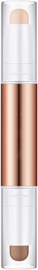 Women Facial Make Up Double-Headed Stick Portable Highlighter Shadow Bronzers Contouring Cosmetics for Professional, Type 2