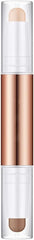 Women Facial Make Up Double-Headed Stick Portable Highlighter Shadow Bronzers Contouring Cosmetics for Professional, Type 2