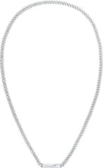 Calvin Klein Modern Mesh Men's Black Dial, Black Leather Watch + Calvin Klein Iconic Id, Men's Necklace