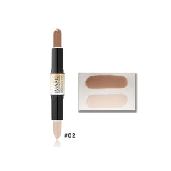 LaPalo Dual-Ended Highlight Contour Stick, 2-in-1 Highlighting & Contouring Kit, Face Shaping Makeup, Long Lasting & Waterproof, 8 gram, 3 colors to choose from (#02, Medium)