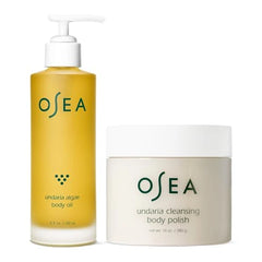 OSEA Undaria Exfoliate & Glow Duo - Undaria Algae Body Oil & Undaria Cleansing Body Polish