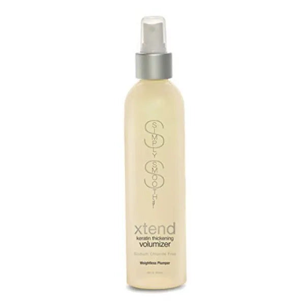 SIMPLY SMOOTH Xtend Keratin Replenishing Volumizer | Thickening Spray For Fine, Thin & Lifeless Hair | Create Body, Volume & Texture to Limp Hair | Weightless Hair Plumper | 8.5 Oz