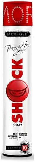 MORFOSE Shock Hair Spray, Vitality, Brightness, Nourishing, Fragrance - 300 ml