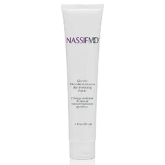 NassifMD Glycolic Microdermabrasion Skin Perfecting Polish, 10% Glycolic Acid Peel, Smooths Skin Texture and Brightens Skin Tone, 4oz