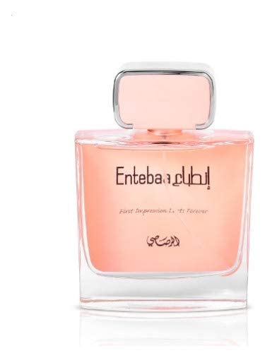 Rasasi Entebaa for Woman EDP - Eau De Parfum 100ML (3.4 oz) I Oriental Scent Fragrance Perfume for Every Occasion I Woody Mix of sandalwood & Musk Tempered w/ Sensuousness Rose I By Rasasi Perfumes