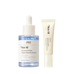 Dr.Reju All PDRN Plumping Duo Advanced Copper Peptide Serum + Advanced PDRN Rejuvenating Lip Serum Facial Serum & Lip Balm for Hydration & Plumping Korean Pharmacy Anti Aging Skin Care
