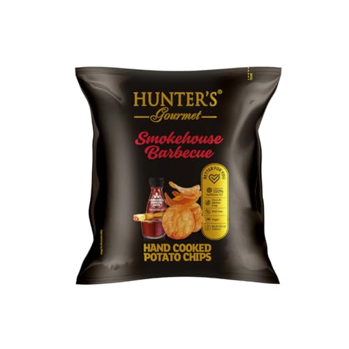 Hunter's Gourmet Hand Cooked Potato Chips Smokehouse Barbeque - 40gm