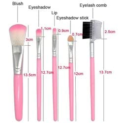 SIRF TUM 7 Beauty New Fit Me Matte-Poreless Liquid Tube Foundation Natural-MAKEUP BRUSH 5PCS BLACK COMBO