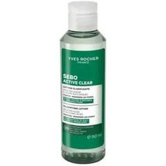 Yves Rocher Sebo Active Clear Anti-Imperfection Cleansing Tonic Lotion Women Day Care Hydration All Skin Types - 150 ml / 5 fl. Oz
