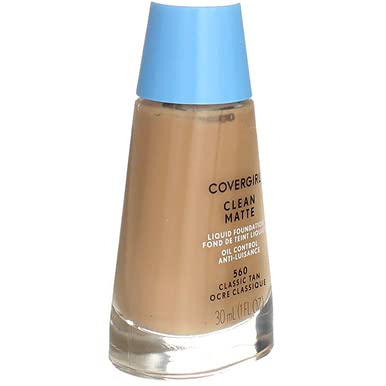 (Classic Tan 560) - CoverGirl Clean Oil Control Liquid Makeup, Classic Tan 560 1 fl oz (30 ml)