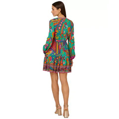 Adrianna Papell Womens Printed Shirtdress, Stylish Casual or Daytime Outfit