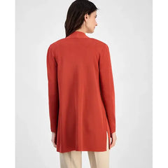 Anne Klein Womens Napa Fine Rib Pocket Cardigan, Cozy Stylish Layer for Casual or Office Wear