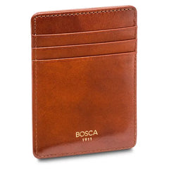 Bosca Men's Old Leather Deluxe Front Pocket Wallet