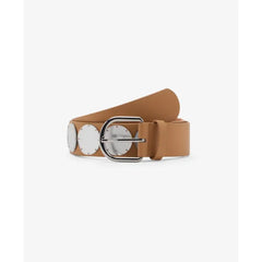 MANGO Women's Combined Mirror Belt - Beige