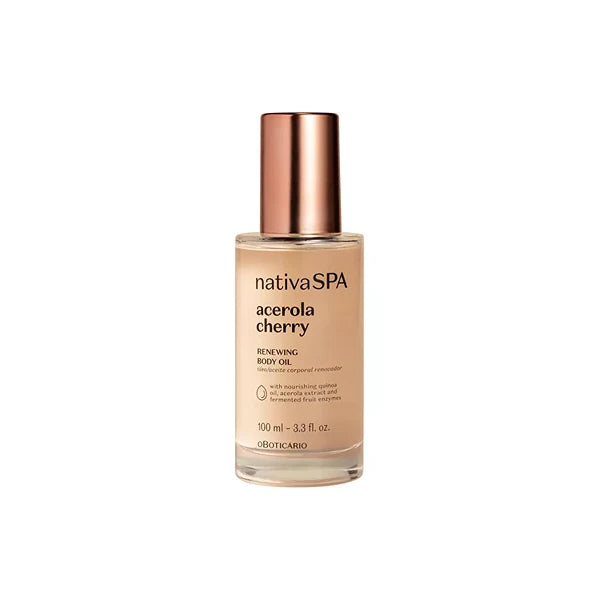 Nativa SPA Acerola Cherry Renewing Body Oil, 3.38 fl oz