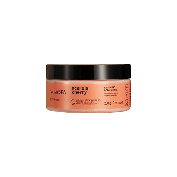 Nativa SPA Acerola Cherry Renewing Body Scrub, 7.05 oz