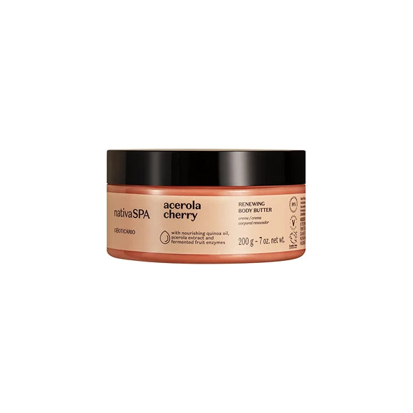 Nativa SPA Acerola Cherry Renewing Body Butter, 7.05 oz