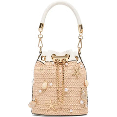 ALDO Sirenax Mini Bucket Bag, Stylish and Versatile Handbag for All Occasions , Natural