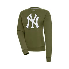 Antigua Women's Olive New York Yankees Victory Pullover Sweatshirt, Olive