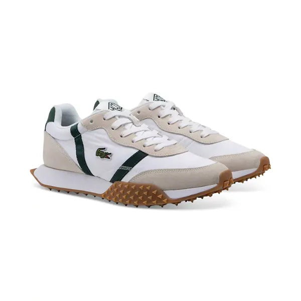 Lacoste Men's L-Spin Evo 125 Sneaker - White/Dark Green