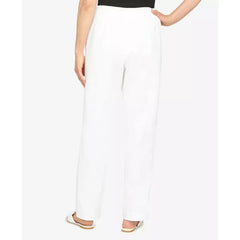 Alfred Dunner Petite Mid-Rise Casual Pants for Women