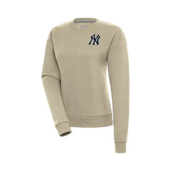 Antigua Women's Khaki New York Yankees Victory Pullover Sweatshirt , Khaki
