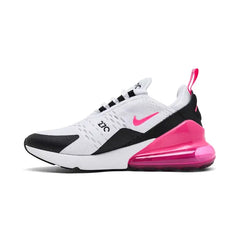 Nike Women's Air Max 270 Casual Sneakers from Finish Line - White, Hyper Pink