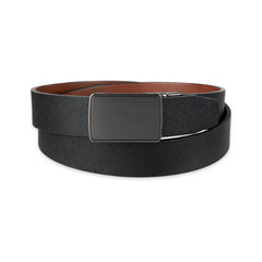 Alfani Men's 2-In-1 Reversible AlfaTech Custom Fit Pressure Locking Plaque Buckle Belt